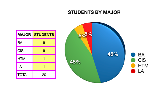 Students by Major