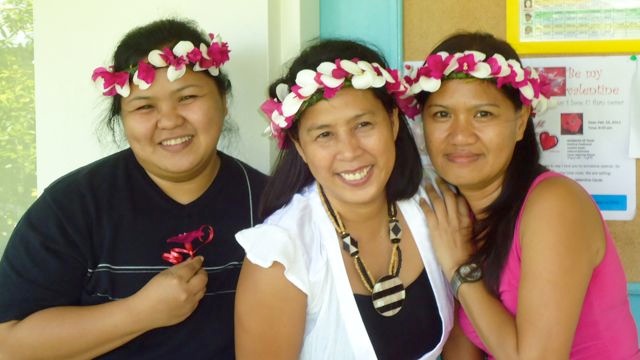 Prof. Marian, Marlene and Aleili